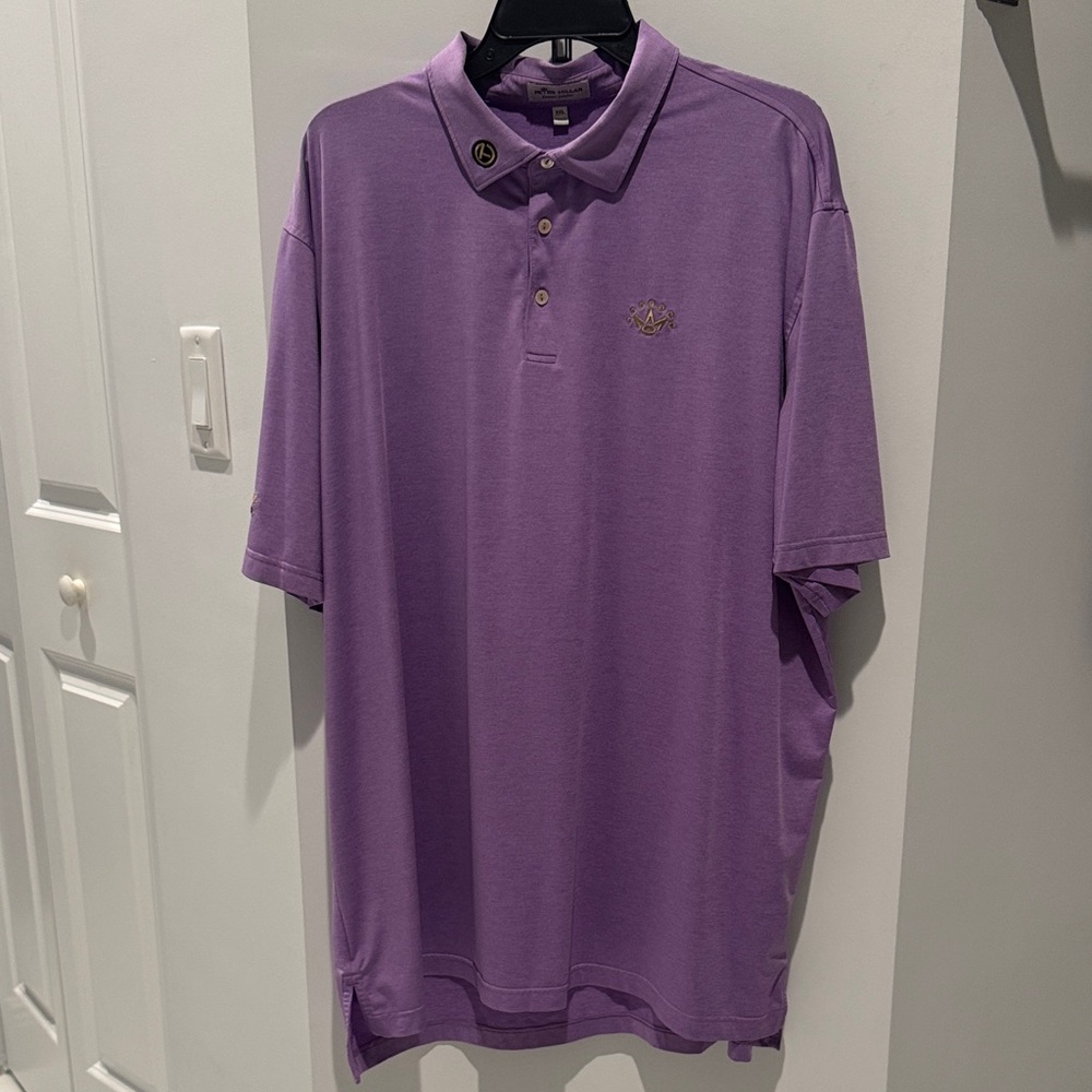 Peter Millar Scotty Cameron Purple Polo Shirt